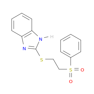 1H-Benzimidazole, 2-[[2-(phenylsulfonyl)ethyl]thio]-