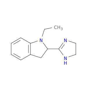 1H-Indole, 2-(4,5-dihydro-1H-imidazol-2-yl)-1-ethyl-2,3-dihydro-