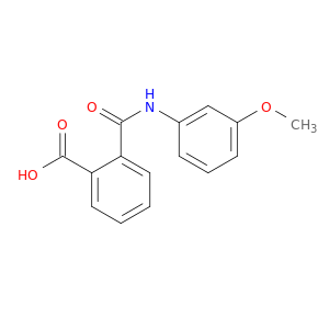 Benzoic acid, 2-(((3-methoxyphenyl)amino)carbonyl)-