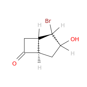 Bicyclo[3.2.0]heptan-6-one, 2-bromo-3-hydroxy-, (1R,2S,3S,5R)-