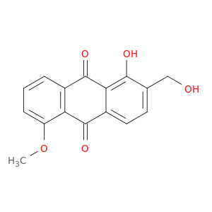 9,10-Anthracenedione, 1-hydroxy-2-(hydroxymethyl)-5-methoxy-