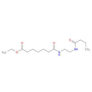 Heptanoic acid, 7-oxo-7-[[2-[(1-oxobutyl)amino]ethyl]amino]-, ethyl ester
