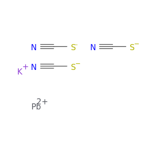 Thiocyanic acid, leadpotassium salt (9CI)