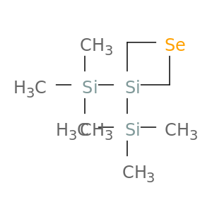 1-Selena-3-silacyclobutane, 3,3-bis(trimethylsilyl)-