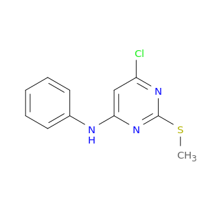 4-Pyrimidinamine, 6-chloro-2-(methylthio)-N-phenyl-