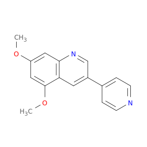 5,7-二甲氧基-3-(4-吡啶基)喹啉盐酸盐