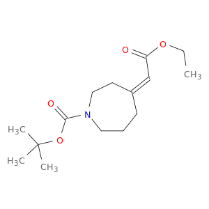4-(2-乙氧基-2-氧代亚乙基)氮杂环庚烷-1-甲酸叔丁酯