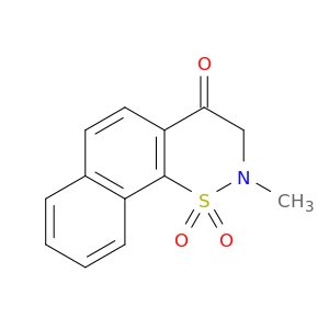 4H-Naphtho[2,1-e]-1,2-thiazin-4-one, 2,3-dihydro-2-methyl-, 1,1-dioxide