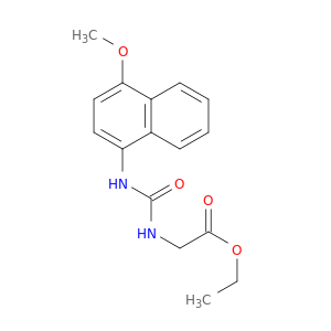 Glycine,N-[[(4-methoxy-1-naphthalenyl)amino]carbonyl]-, ethyl ester