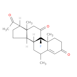 Pregn-4-ene-3,11,20-trione,9-fluoro-6a-methyl- (7CI,8CI)