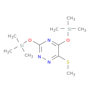 1,2,4-Triazine, 6-(methylthio)-3,5-bis[(trimethylsilyl)oxy]-