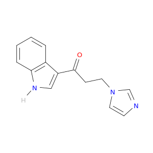 1-Propanone, 3-(1H-imidazol-1-yl)-1-(1H-indol-3-yl)-