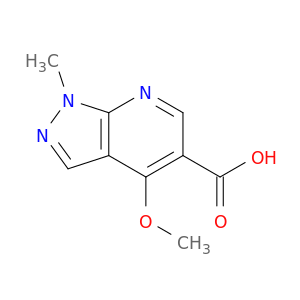 4-methoxy-1-methyl-1H-pyrazolo[3,4-b]pyridine-5-carboxylic acid