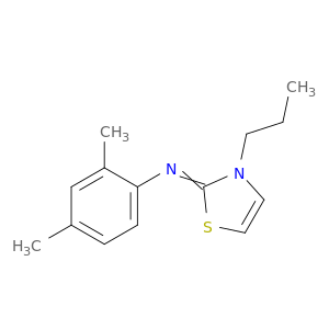 Benzenamine, 2,4-dimethyl-N-(3-propyl-2(3H)-thiazolylidene)-