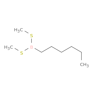Boronic acid, hexyldithio-, dimethyl ester