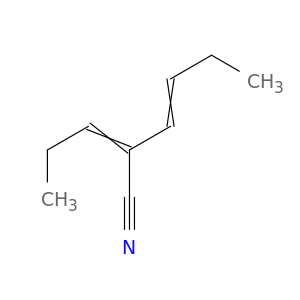 3-Hexenenitrile, 2-propylidene-
