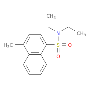 1-Naphthalenesulfonamide, N,N-diethyl-4-methyl-
