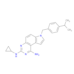 N3-环丙基-7-(4-异丙基苄基)-7H-吡咯并[3,2-f]喹唑啉-1,3-二胺