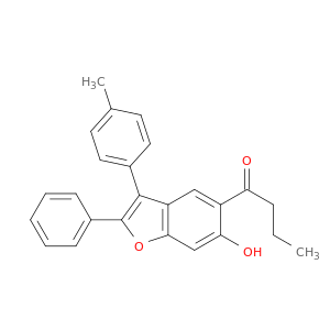 1-Butanone, 1-[6-hydroxy-3-(4-methylphenyl)-2-phenyl-5-benzofuranyl]-