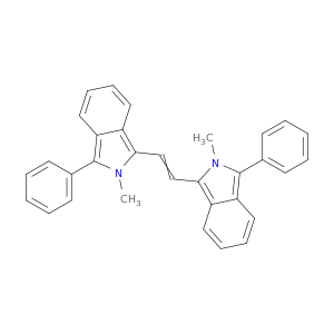 2H-Isoindole, 1,1'-(1,2-ethenediyl)bis[2-methyl-3-phenyl-
