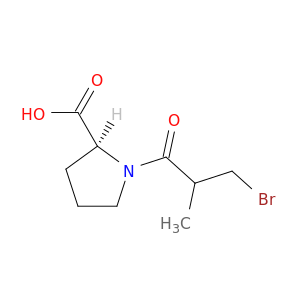 L-Proline, 1-(3-bromo-2-methyl-1-oxopropyl)-