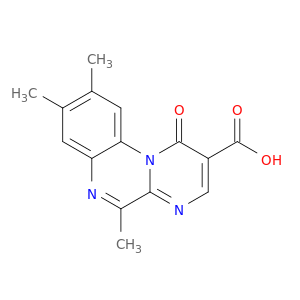1H-Pyrimido[1,2-a]quinoxaline-2-carboxylic acid, 5,8,9-trimethyl-1-oxo-