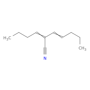 3-Heptenenitrile, 2-butylidene-