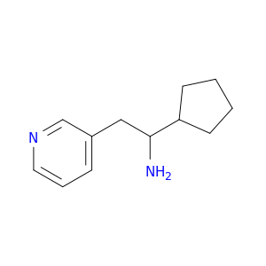 1-Cyclopentyl-2-(pyridin-3-yl)ethan-1-amine