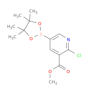 2-氯-5-(4,4,5,5-四甲基-1,3,2-二氧硼杂环戊烷-2-基)烟酸甲酯