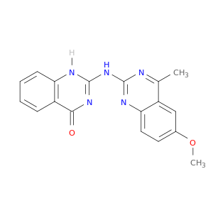 4(1H)-Quinazolinone, 2-[(6-methoxy-4-methyl-2-quinazolinyl)amino]-