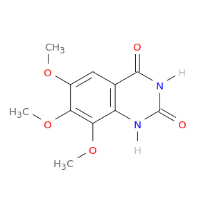 2,4(1H,3H)-Quinazolinedione,6,7,8-trimethoxy-