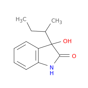 2H-Indol-2-one, 1,3-dihydro-3-hydroxy-3-(1-methylpropyl)-