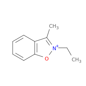 1,2-Benzisoxazolium, 2-ethyl-3-methyl-