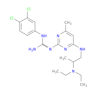Guanidine,N-(3,4-dichlorophenyl)-N'-[4-[[2-(diethylamino)propyl]amino]-6-methyl-2-pyrimidinyl]-