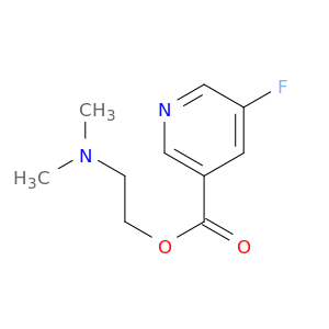 3-Pyridinecarboxylicacid, 5-fluoro-, 2-(dimethylamino)ethyl ester