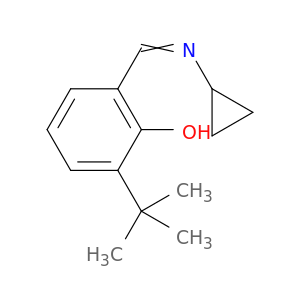 Phenol, 2-[(cyclopropylimino)methyl]-6-(1,1-dimethylethyl)-