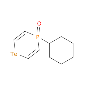 4H-1,4-Telluraphosphorin, 4-cyclohexyl-, 4-oxide