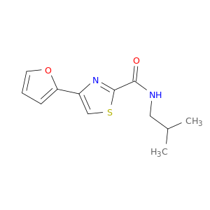 2-Thiazolecarboxamide, 4-(2-furanyl)-N-(2-methylpropyl)-