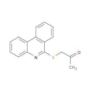 2-Propanone,1-(6-phenanthridinylthio)-