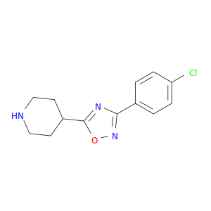 Piperidine, 4-[3-(4-chlorophenyl)-1,2,4-oxadiazol-5-yl]-
