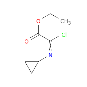 ethyl 2-chloro-2-(cyclopropylimino)acetate
