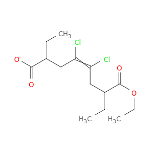 4-Octenedioic acid, 4,5-dichloro-2,7-diethyl-, monoethyl ester