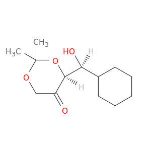 1,3-Dioxan-5-one, 4-[(S)-cyclohexylhydroxymethyl]-2,2-dimethyl-, (4S)-