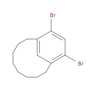 Bicyclo[8.3.1]tetradeca-1(14),10,12-triene, 11,13-dibromo-