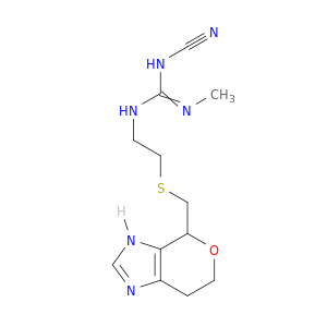 Guanidine,N-cyano-N''-methyl-N'-[2-[[(3,4,6,7-tetrahydropyrano[3,4-d]imidazol-4-yl)methyl]thio]ethyl]-