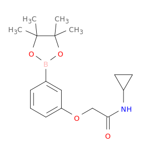 N-环丙基-2-(3-(4,4,5,5-四甲基-1,3,2-二氧硼杂环戊烷-2-基)苯氧基)乙酰胺