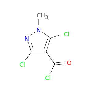 1H-Pyrazole-4-carbonyl chloride, 3,5-dichloro-1-methyl-