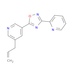 Pyridine, 3-(2-propenyl)-5-[3-(2-pyridinyl)-1,2,4-oxadiazol-5-yl]-