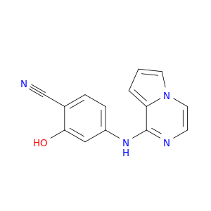 Benzonitrile, 2-hydroxy-4-(pyrrolo[1,2-a]pyrazin-1-ylamino)-