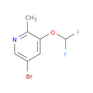 5-Bromo-3-(difluoromethoxy)-2-methylpyridine